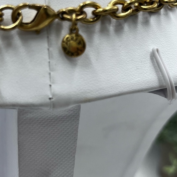 J Crew Peach Blush & Sage Green and Crystal and metal Statement Bib Necklace - Picture 11 of 16